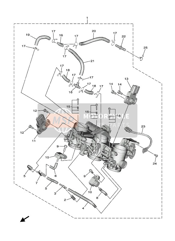 Yamaha NIKEN 2020 INTAKE for a 2020 Yamaha NIKEN