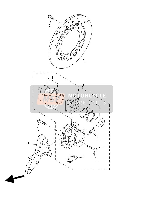 Rear Brake Caliper