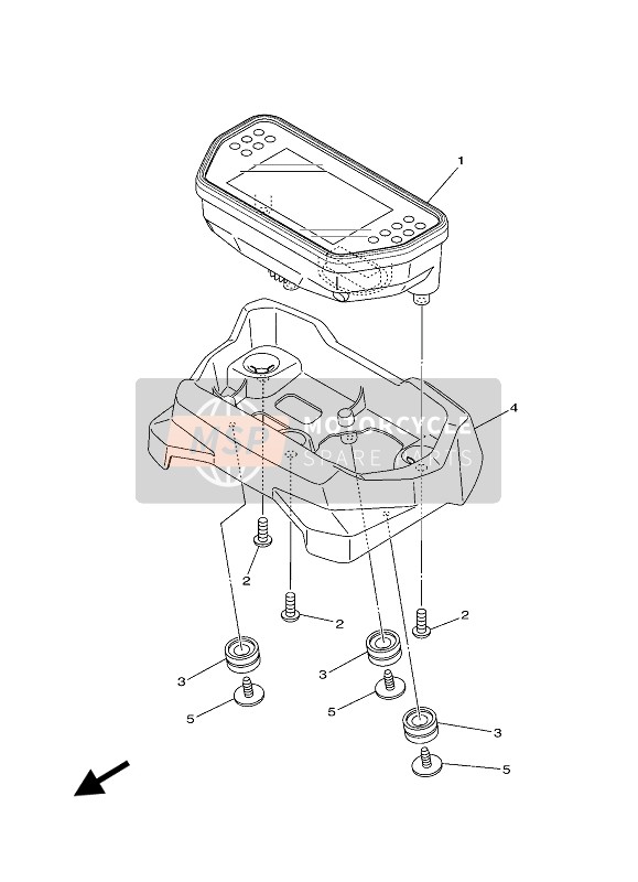 B1J835001000, Meter Assy, Yamaha, 0