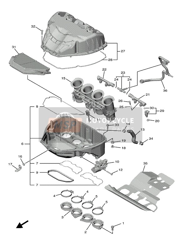 B3L1440B0100, Joint Assy, Yamaha, 2