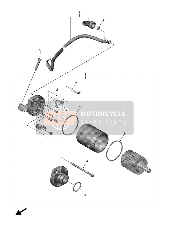 Yamaha YZF-1 2020 Di Partenza Il Motore 4 per un 2020 Yamaha YZF-1