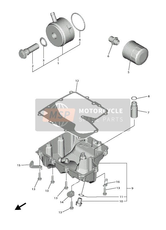 Yamaha YZF-R6 2020 Pulitore Dell'Olio per un 2020 Yamaha YZF-R6