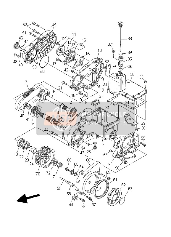 Middle Drive Gear