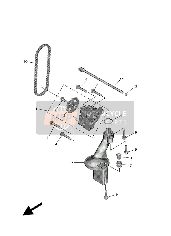 Yamaha MT-09 SP 2021 ÖLPUMPE für ein 2021 Yamaha MT-09 SP