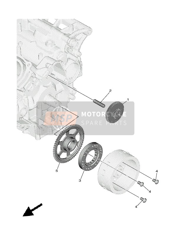 Yamaha MT-09 SP 2021 STARTER 2 for a 2021 Yamaha MT-09 SP