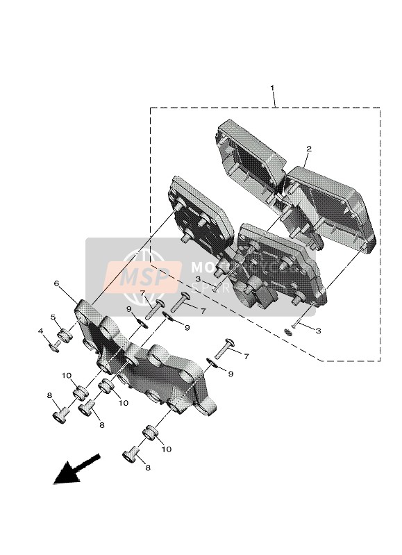 BAP835001000, Meter Assy, Yamaha, 0