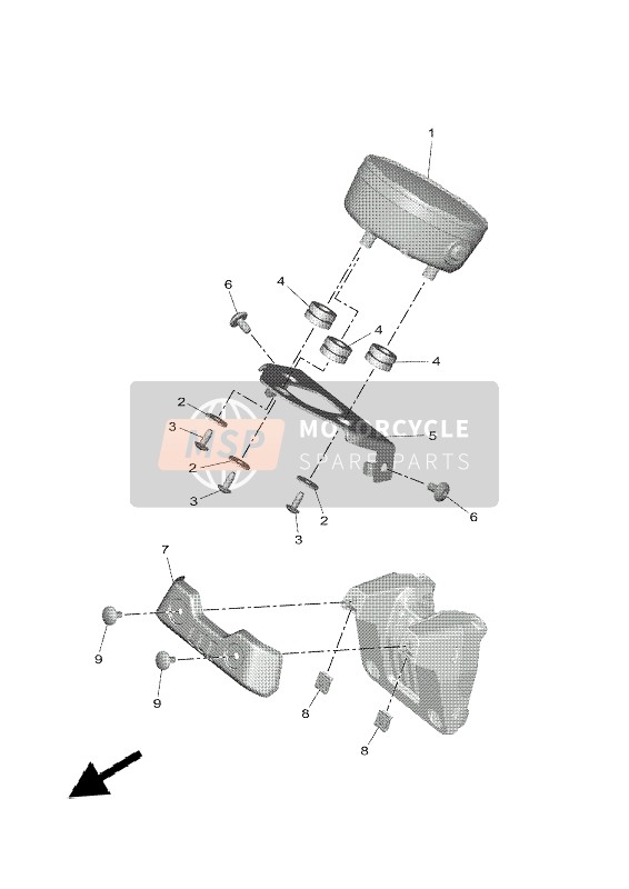 BFGH35000000, Meter Assy, Yamaha, 0