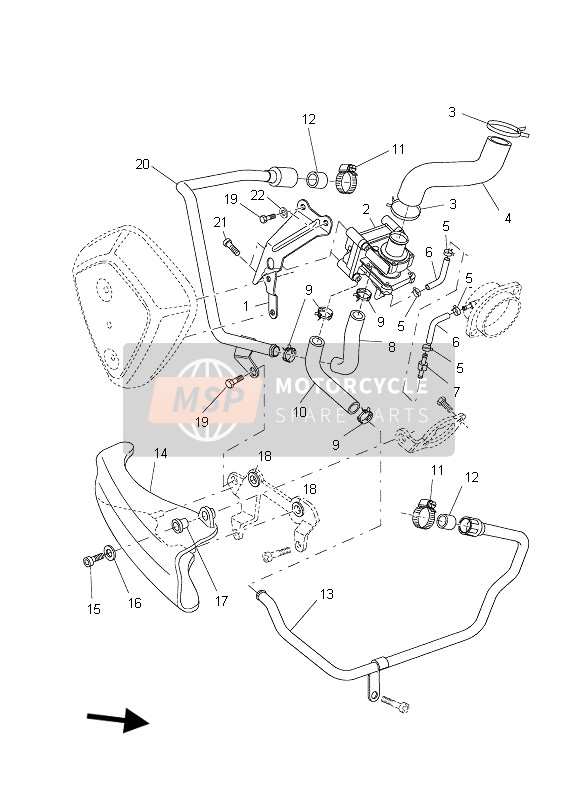 Yamaha BT1100 2003 Cansada 2 para un 2003 Yamaha BT1100