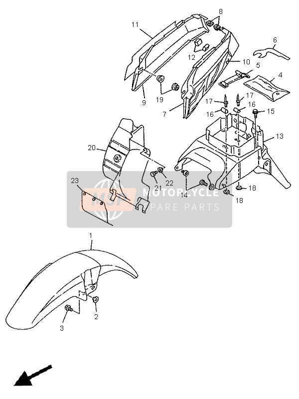 1WG2143A0000, Cappuccio, Yamaha, 3