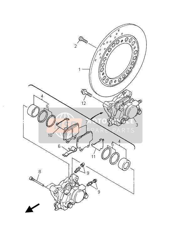 Rear Brake Caliper