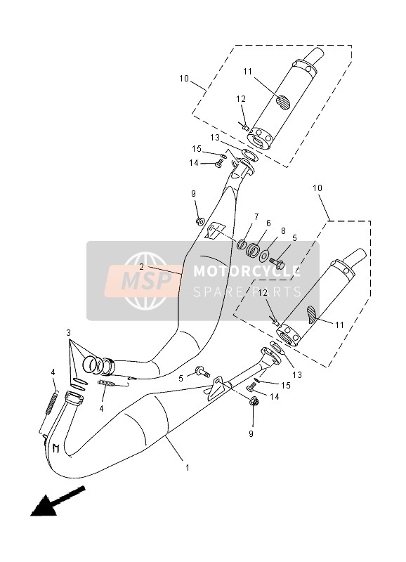 Yamaha TZ250 2000 Cansada para un 2000 Yamaha TZ250