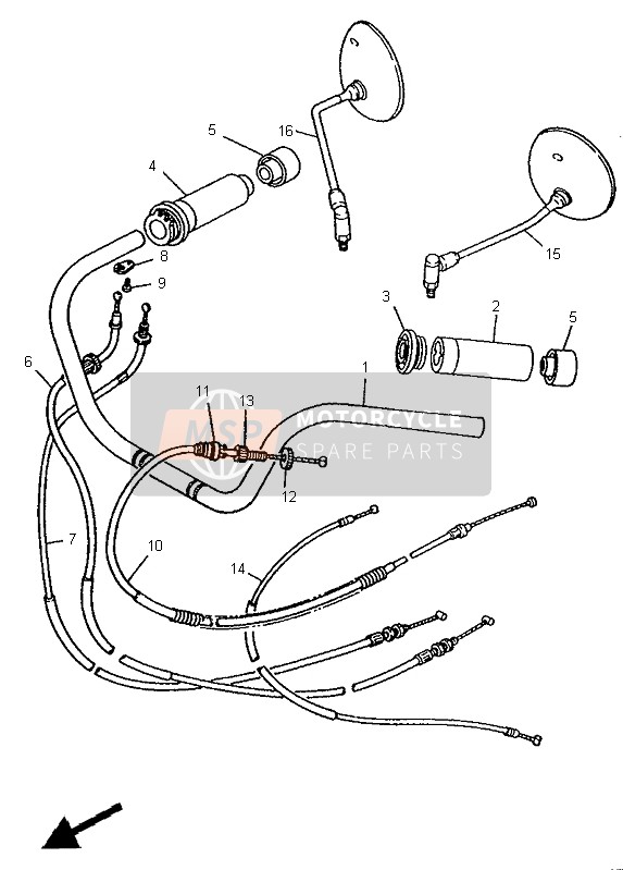 Stuurhandvat & Kabel