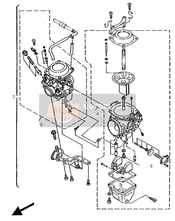 6201423123A0, Gicleur,  Principal, Yamaha, 1