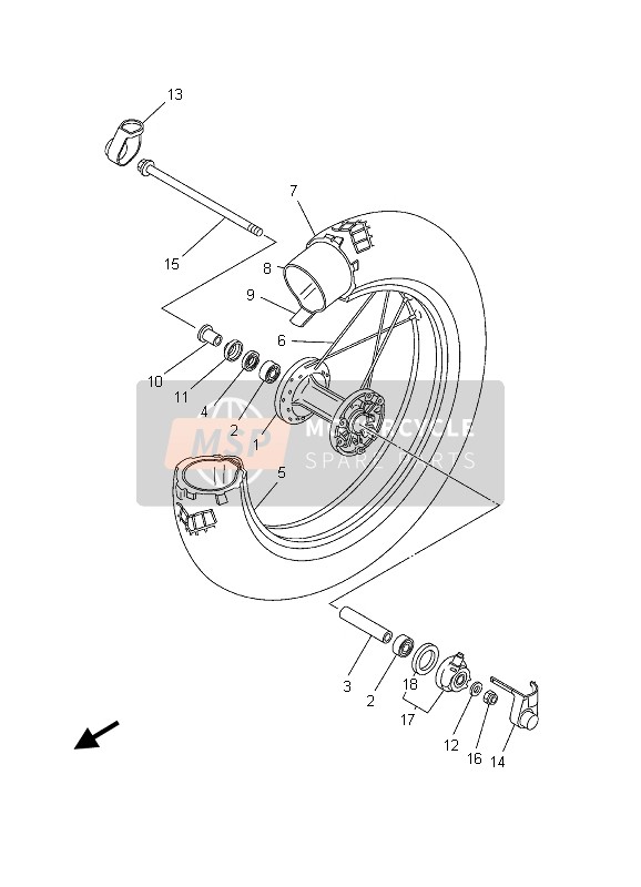 931064002700, Joint Spy, Yamaha, 3