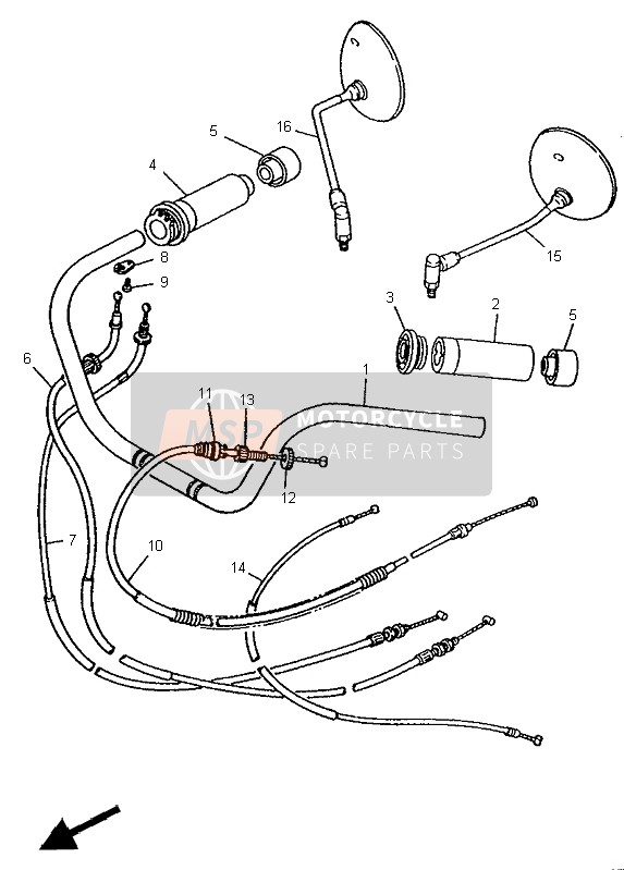 Steering Handle & Cable