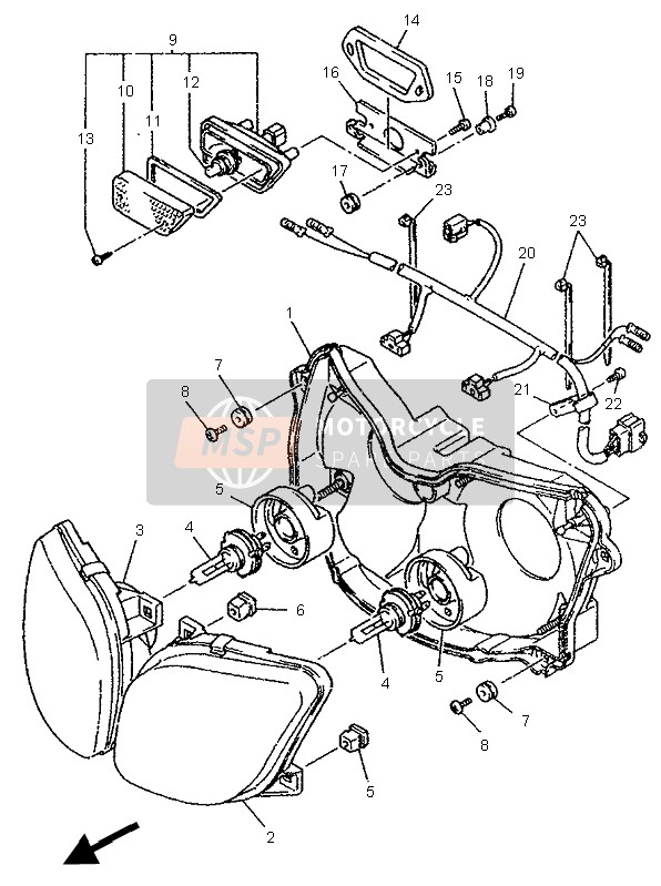 Alternate Headlight (UK,IR)