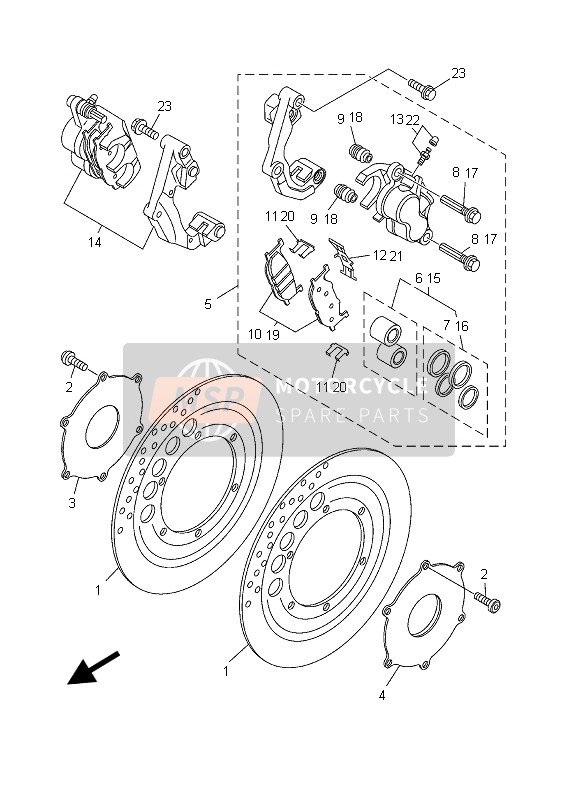 BREMSSATTEL VORNE