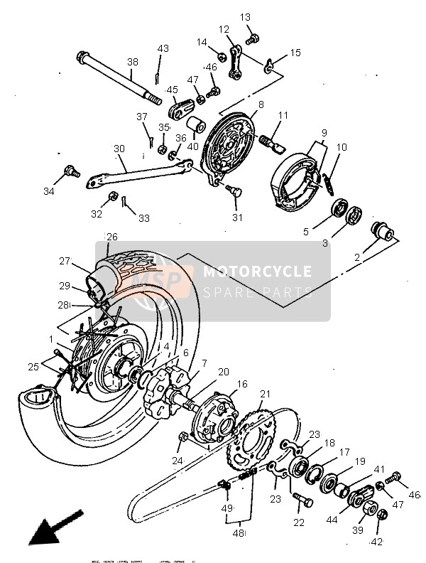 901090806300, Bearing Bolt, Yamaha, 0