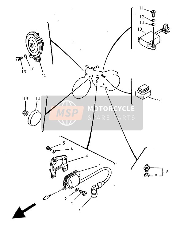 36LH55401000, C.D.I. Unit Assy, Yamaha, 0