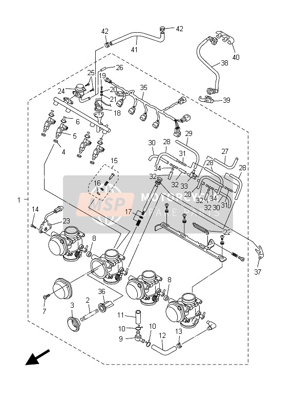 5SL244110000, Diaphragme, Yamaha, 4