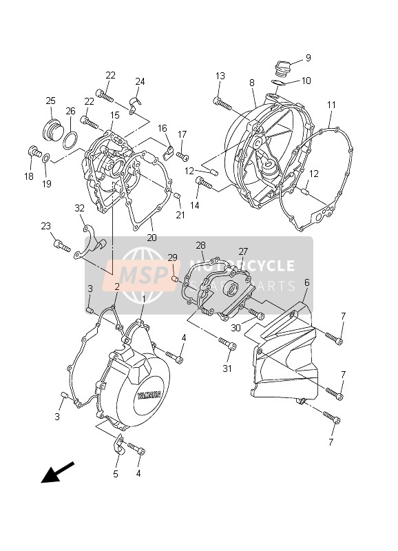 Cover, Oil Pump