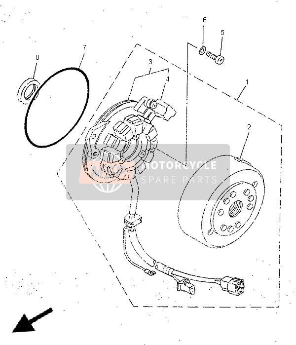 3Y6814502000, . Rotor Assy, Yamaha, 0