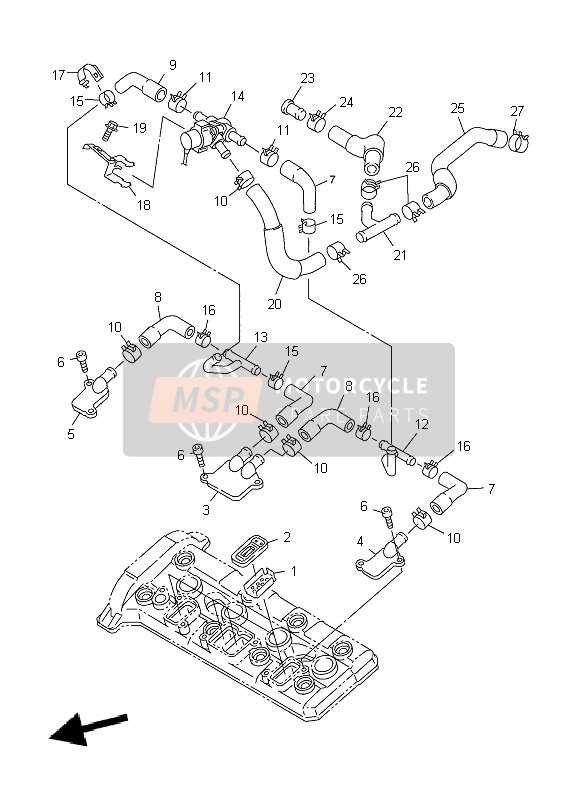 Yamaha FJR1300A 2004 Air Induction System for a 2004 Yamaha FJR1300A