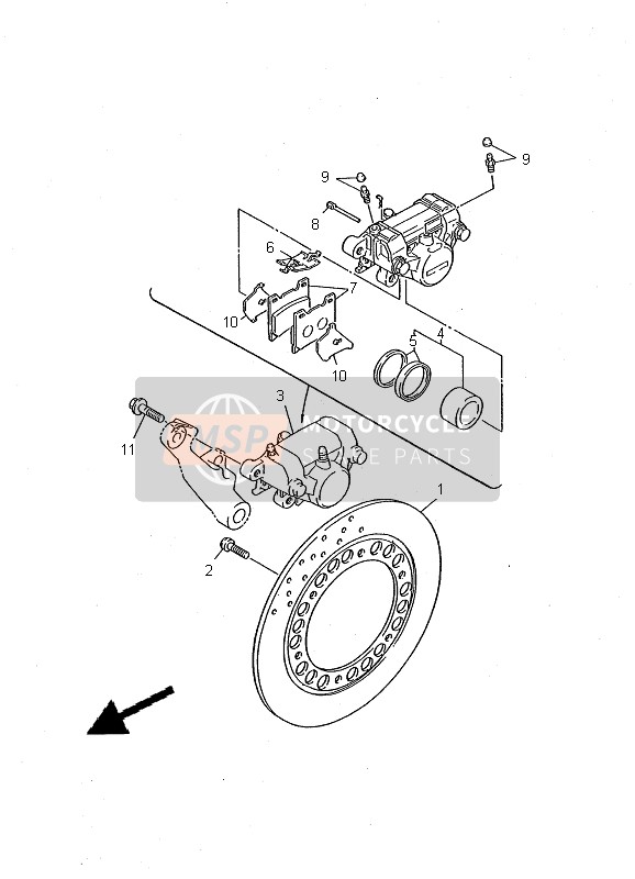 Rear Brake Caliper