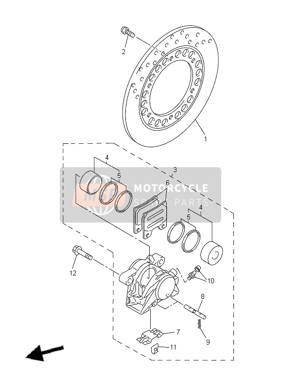 Rear Brake Caliper