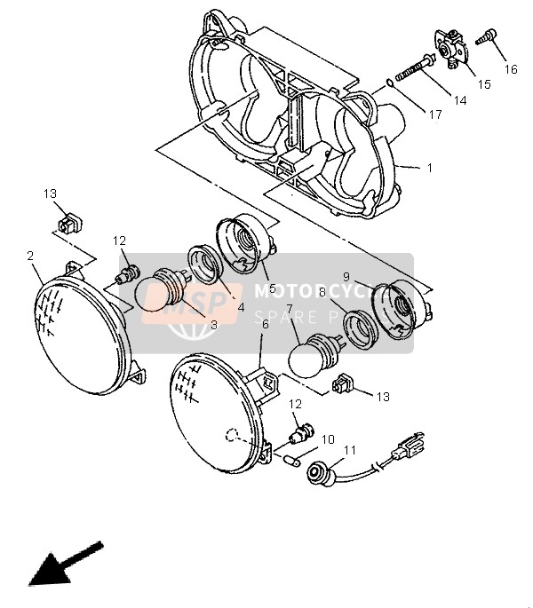 ALTERNATIV SCHEINWERFER (FIN)