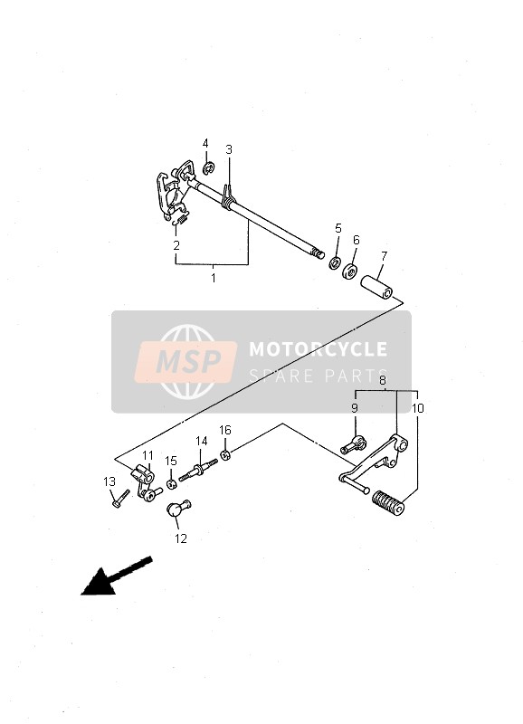 Yamaha XJ600S DIVERSION 2000 Cambiador para un 2000 Yamaha XJ600S DIVERSION