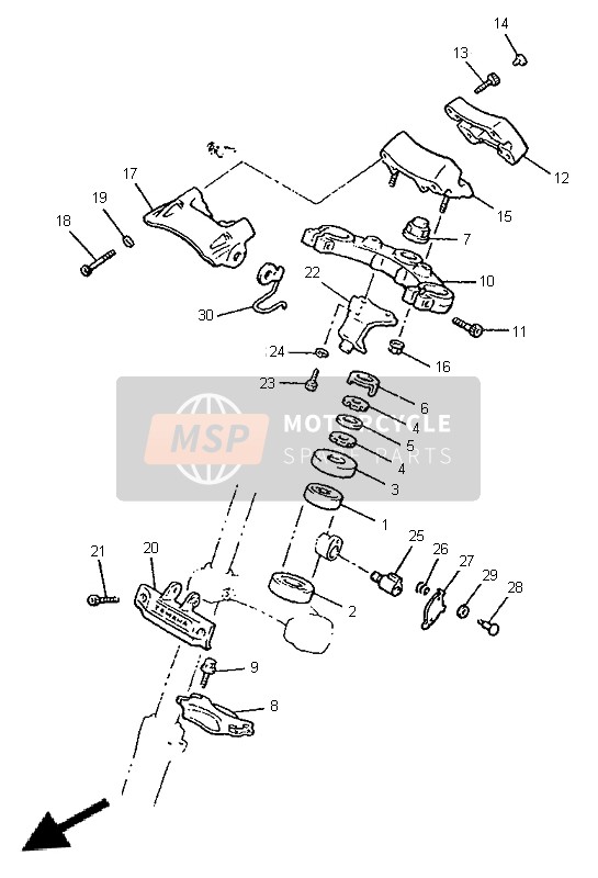 Yamaha V-MAX12 1996 Steering for a 1996 Yamaha V-MAX12