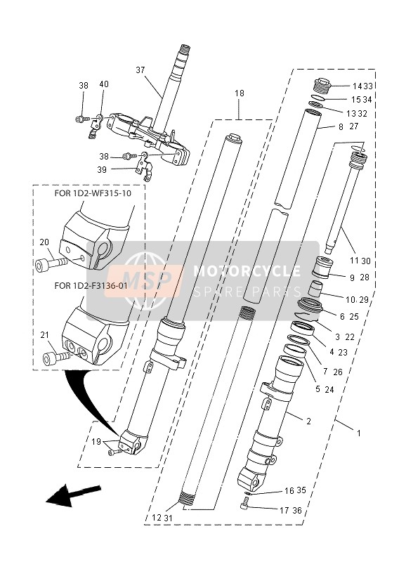 5VKF31440000, Seal, Dust, Yamaha, 1