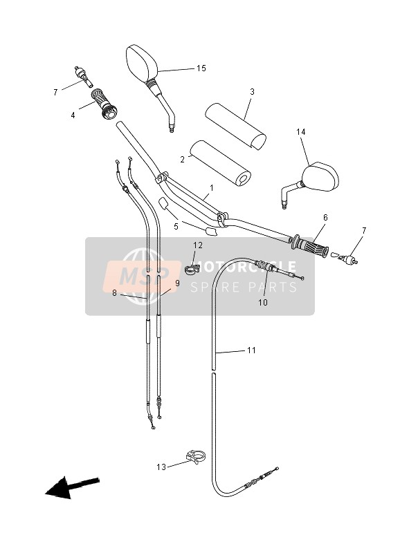 Steering Handle & Cable