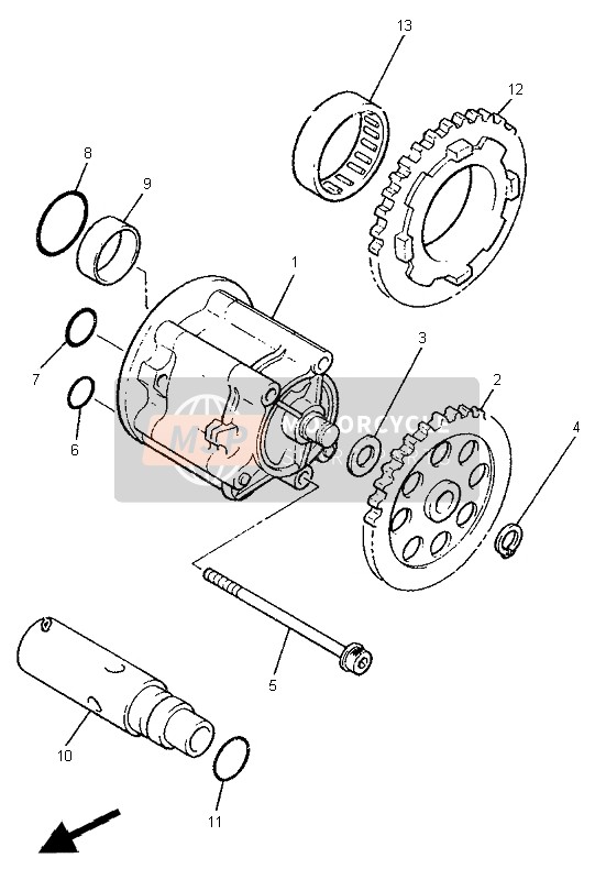 Yamaha XJR1200 1996 Oil Pump for a 1996 Yamaha XJR1200