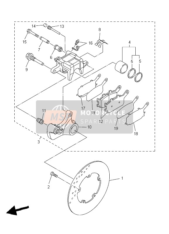 BREMSSATTEL HINTEN