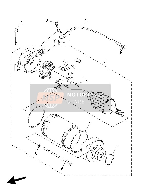 Startend Motor 4