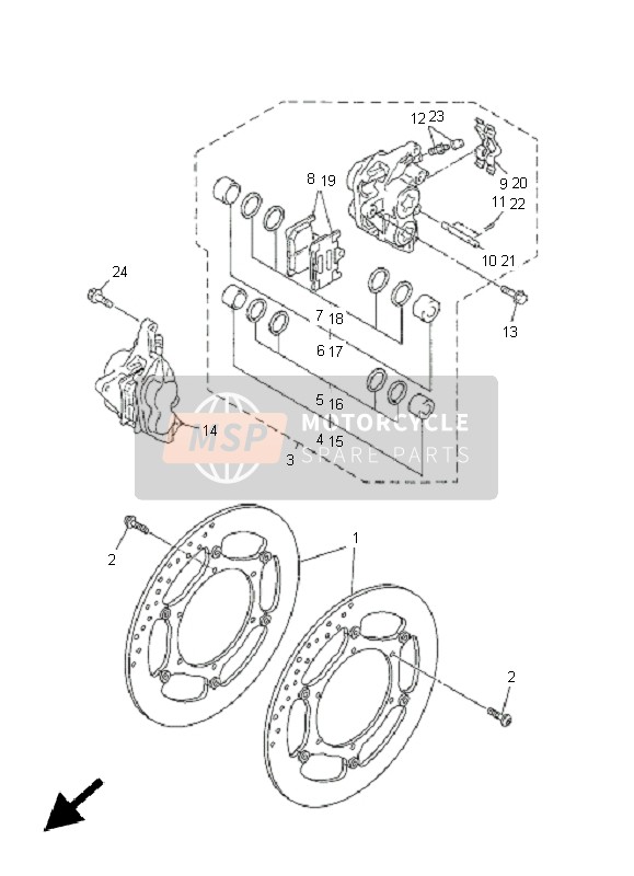 BREMSSATTEL VORNE