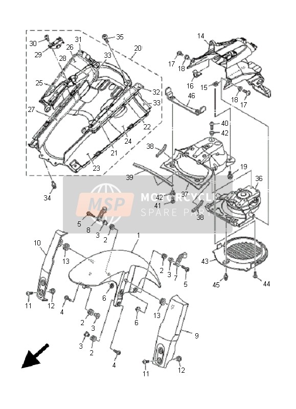 5YU2172R0000, Steun, Yamaha, 0