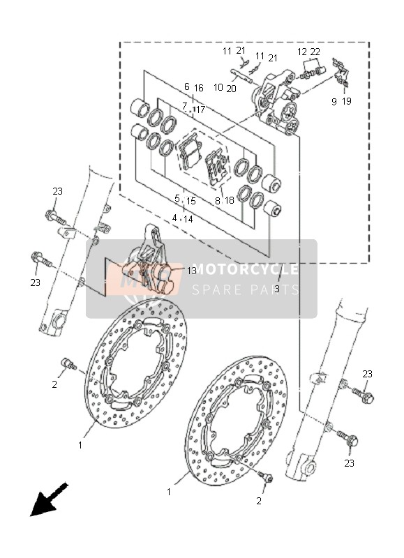 BREMSSATTEL VORNE