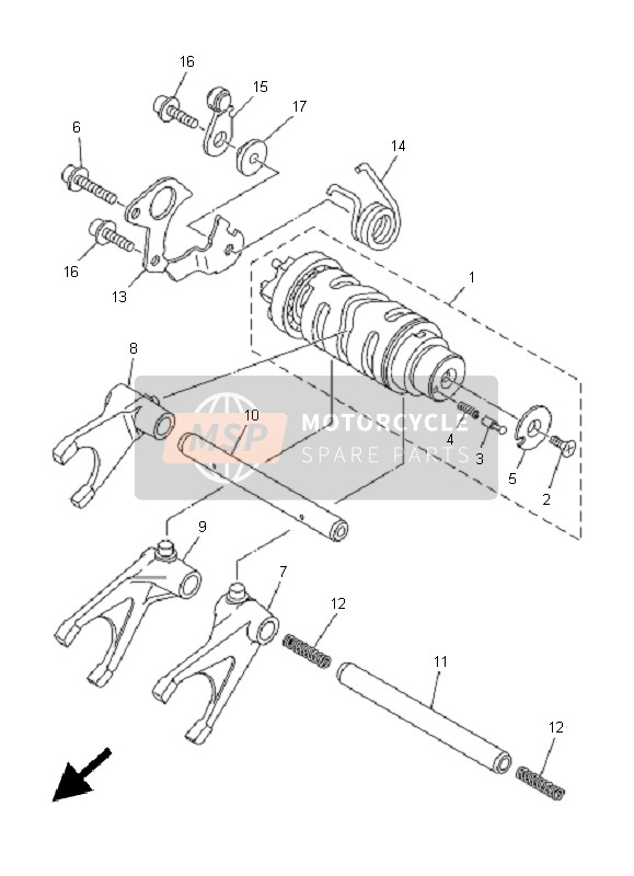 Shift Cam & Fork