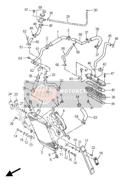 904801928300, Grommet, Yamaha, 1