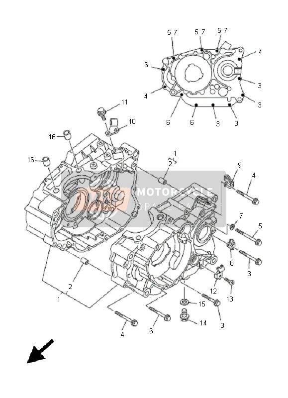 904610800100, Clamp, Yamaha, 1