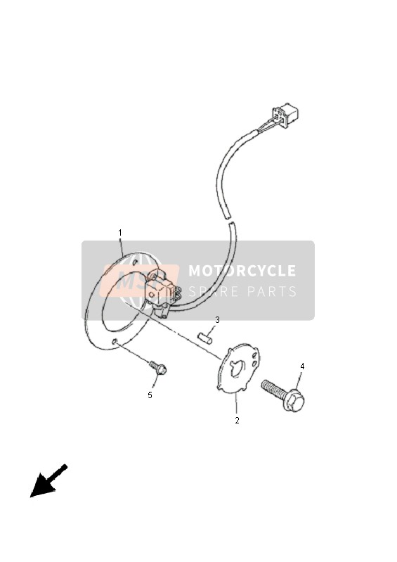 Yamaha XJR1300 2005 ANTENNENSPULE & DREHZAHLREGLER für ein 2005 Yamaha XJR1300