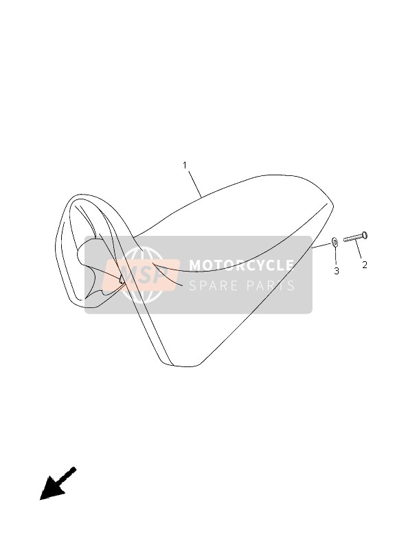 Yamaha XT125R 2005 Posto A Sedere per un 2005 Yamaha XT125R