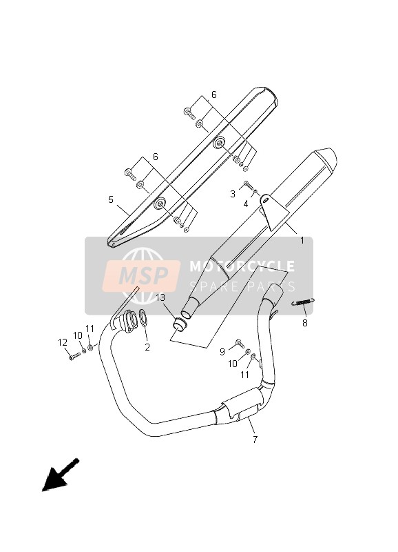 Yamaha XT125X 2005 Cansada para un 2005 Yamaha XT125X