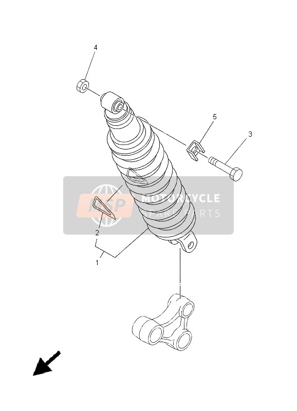 Yamaha XT660X 2005 Rear Suspension for a 2005 Yamaha XT660X