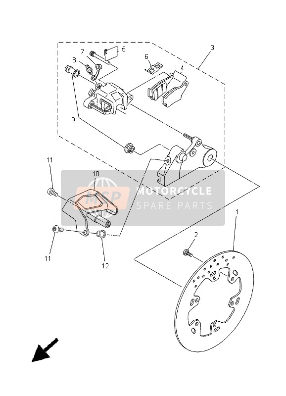 Rear Brake Caliper