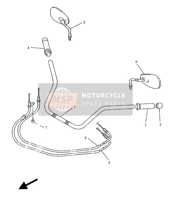 Steering Handle & Cable