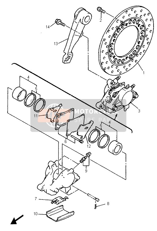 BREMSSATTEL HINTEN